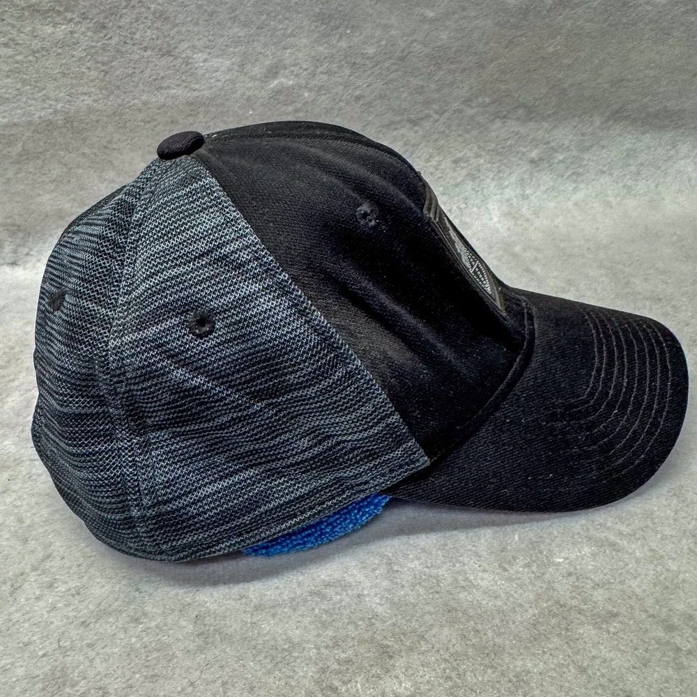Adidas Hat Cap Snap Back‎ Black Gray Climalite Mesh Trucker Patch Mens Athletic